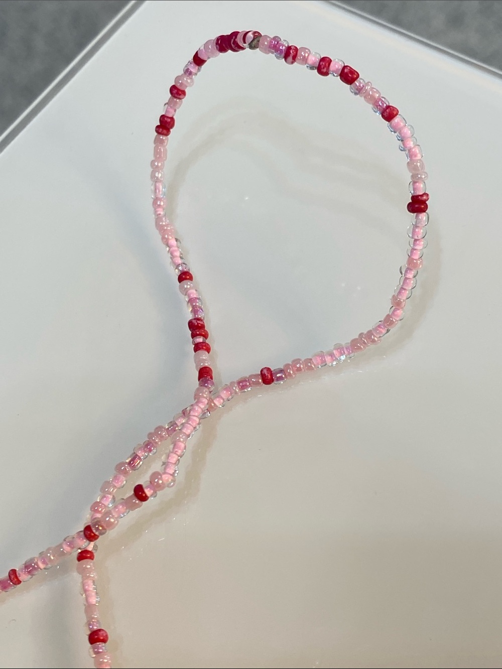 Pink statement necklace - Picture 5 of 6